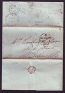 GREAT BRITAIN 1853 GLASGOW-LANARKSHIRE ENTIRE - ...-1840 Prephilately