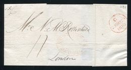 GREAT BRITAIN SHIP LETTER SHEERNESS 1810 EX ROBERTSON - ...-1840 Voorlopers