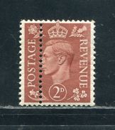 GB GEORGE 6TH VARIETY DOUBLE PERF 1950 - Neufs