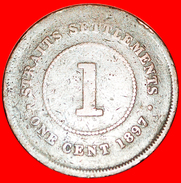 · QUEEN: STRAITS SETTLEMENTS ★ 1 CENT 1897! LOW START★ NO RESERVE! Victoria (1837-1901) - Colonias