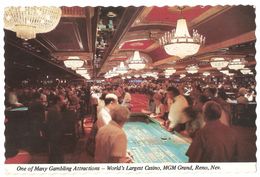Reno - One Of Many Gambling Attractions - World's Largest Casino - MGM Grand, Reno - 1980 - Animation - Reno