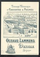 +++ CPA - DEINZE - DEYNZE - Carte Publicitaire - Pub Publicité Tissage Mécanique O. Lammens - Usine  // - Deinze