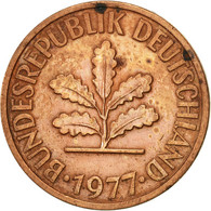 Monnaie, République Fédérale Allemande, 2 Pfennig, 1977, Munich, TTB, Copper - 2 Pfennig