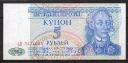 537-Transnistria Billet De 5 Roubles 1994 Ab241 - Andere - Europa