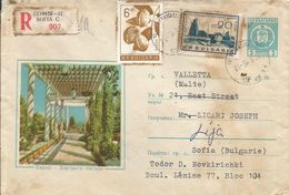 Bulgaria 1965 Sophia Walnut Chemical Industry Registered Cover - Lettres & Documents