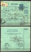 1915 HUNGARY Delivery Note Packet Form Postal Parcel Stationery Revenue Csíkrakos Transylvania - Parcel Post