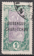 UBANGI-CHARI     SCOTT NO  20     USED         YEAR  1915 - Used Stamps