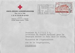 CROIX-ROUGE LUXEMBOURGEOISE → Lettre A 1963 - Private