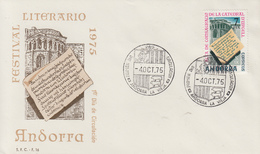 Enveloppe  FDC  1er  Jour   ANDORRE  ANDORRA   Acte  De  Consécration   Cathédrale  D' URGEL    1975 - Altri & Non Classificati