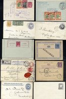 1850's-1970's Cover Collection Housed In Four Albums Incl. Postal Stationery U Or Unused, SPECIMENS, Postcards Etc. Good - Other & Unclassified