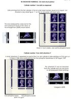 1967 3d Violet (1 Centre Band) Cyl. 1 (not Dot) Blocks Of Six (2) Incl. An Early Printing Showing A Very Weak Figure 'I' - Other & Unclassified