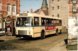 BRUXELLES (1050) : Un Arrêt De La Ligne Du Bus 59 "HÔPITAL D'ETTERBEEK-IXELLES". Carte-Photo Rare. - Public Transport (surface)