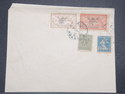 FRANCE / CILICIE - Oblitération De Adana Sur Enveloppe En 1920, Affranchissement Semeuses Et Mersons Surchargés - L 9772 - Covers & Documents