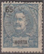 HORTA (Açores) - 1898-1905,  D. Carlos I. Novas Cores E Valores.  65 R.    D. 11 3/4 X 12  (o)  MUNDIFIL  Nº 30 - Horta