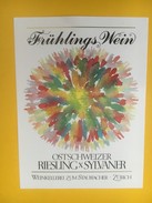 5123 - Frühlings Wein Vin Du Printemps Riesling-Sylvaner Suisse - Kunst
