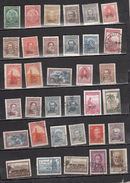 ARGENTINE ° LOT DE 34 TIMBRES OBLITERES DIFFERENTS - Officials