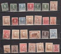 ARGENTINE ° LOT DE 27 TIMBRES OBLITERES DIFFERENTS - Officials