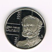 ) PENNING  JEAN HENRY DUNANT - BELGISCHE RODE  KRUIS  1864 - 2004 - Souvenir-Medaille (elongated Coins)