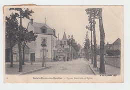 58 - SAINT PIERRE LE MOUTIER / SQUARE GAMBETTA ET EGLISE - Saint Pierre Le Moutier