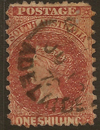 SOUTH AUSTRALIA 1860 1/- Chestnut SG 108 U #ABG171 - Usati