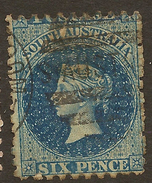 SOUTH AUSTRALIA 1876 6d Ultra SG 141 U #ABG212 - Used Stamps