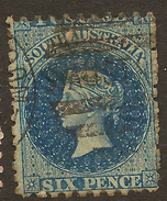 SOUTH AUSTRALIA 1876 6d Ultra SG 141 U #ABG212 - Usati