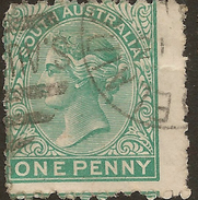 SOUTH AUSTRALIA 1868 1d QV SG 158 U* #ABG332 - Gebraucht