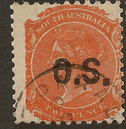 SOUTH AUSTRALIA 1876 2d OS SG O46 U #ABG461 - Used Stamps