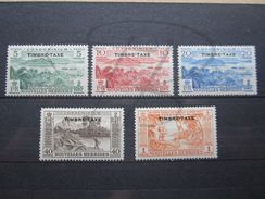 VEND BEAUX TIMBRES TAXES DES NOUVELLES - HEBRIDES N° 36 - 40 , X !!! - Timbres-taxe