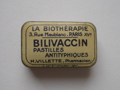 - Boite Métal. La Biothérapie - BILIVACCIN - Pharmacie - Mini Boite - - Medizinische Und Zahnmedizinische Geräte