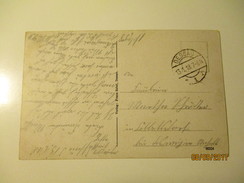 GERMANY FELDPOST  1918  DESSAU KAVALIERSTRASSE    , OLD POSTCARD , KO - Sonstige & Ohne Zuordnung