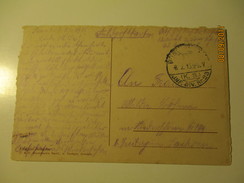 GERMANY FELDPOST  1915  INF. DIV. NR. 23 , DRESDEN DER ABSCHIED   , OLD POSTCARD , KO - Sonstige & Ohne Zuordnung