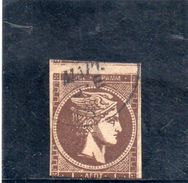 GRECE 1863-8 O BRUN CHOCOLAT - Gebraucht