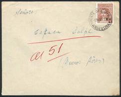 ARGENTINA Cover Franked By GJ.800, Sent To Buenos Aires On 8/MAR/1944, With The - Andere & Zonder Classificatie