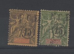 Nouvelle- Calédonie - Groupe Surchargé  _ N°51/52 ( 1901 ) - Used Stamps