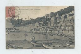 Marseille (13) : La Corniche Vue Du Port En 1908 (animé) PF. - Quartiers Sud, Mazargues, Bonneveine, Pointe Rouge, Calanques