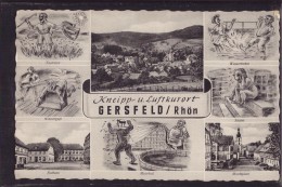 Gersfeld In Der Rhön - S/w Mehrbildkarte 3 - Rhoen