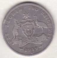 Australie , 1 Florin 1919 M (Melbourne),  George VI, En Argent - Florin