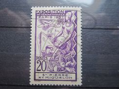 VEND BEAU TIMBRE DE SAINT-PIERRE ET MIQUELON N° 160 , X !!! - Unused Stamps