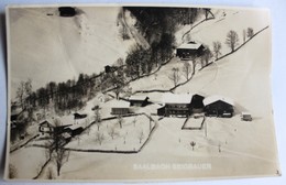 CPSM Autriche Saalbach Seigbauer 1951 - Saalbach