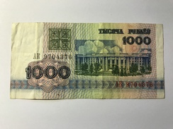 Billet Bielorussie 1 000 Roubles - Andere - Europa