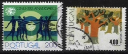 PORTUGAL, AF 1258, 1324: Yv 1268, 1333, Shifted Perfs, Used, F/VF - Unused Stamps