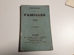 CALENDRIER Des Familles, 1846 - Kleinformat : ...-1900