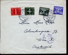 A4910) Niederlande Brief Von Rotterdam 23.12.46 Nach Wien Mit Zensur - Cartas & Documentos