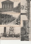 LOT DE 9 CARTES - FETES DE LA VICTOIRE A PARIS - 14 JUILLET 1919 - Guerre 1914-18