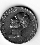 Pièce De Monnaie Du Pays-bas - 25 Cents Argent 1849 En T T B + - - 1840-1849: Willem II