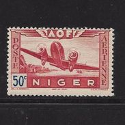 NIGER 1942 AERIEN  YVERT N°A10 NEUF MLH* - Nuovi