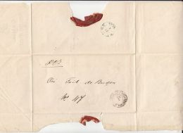 CLOSED LETTER WRAPPING, SENT FROM BUCHAREST TO BUZAU COURTHOUSE PRESIDENT, WAX SEAL, ABOUT 1880, ROMANIA - Brieven En Documenten