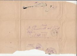 CLOSED LETTER, SENT FROM LOCO IN BUZAU, 1882, ROMANIA - Storia Postale