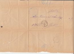 CLOSED LETTER, SENT FROM PLOIESTI TO MIZIL, 1889, ROMANIA - Storia Postale